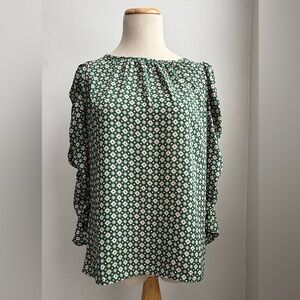Max Studio Geometric Print Blouse – Size XS